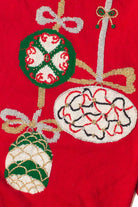 Glittery Ornaments Ugly Christmas Sweater 60827
