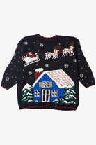 Santa in the Sky Ugly Christmas Sweater 60828