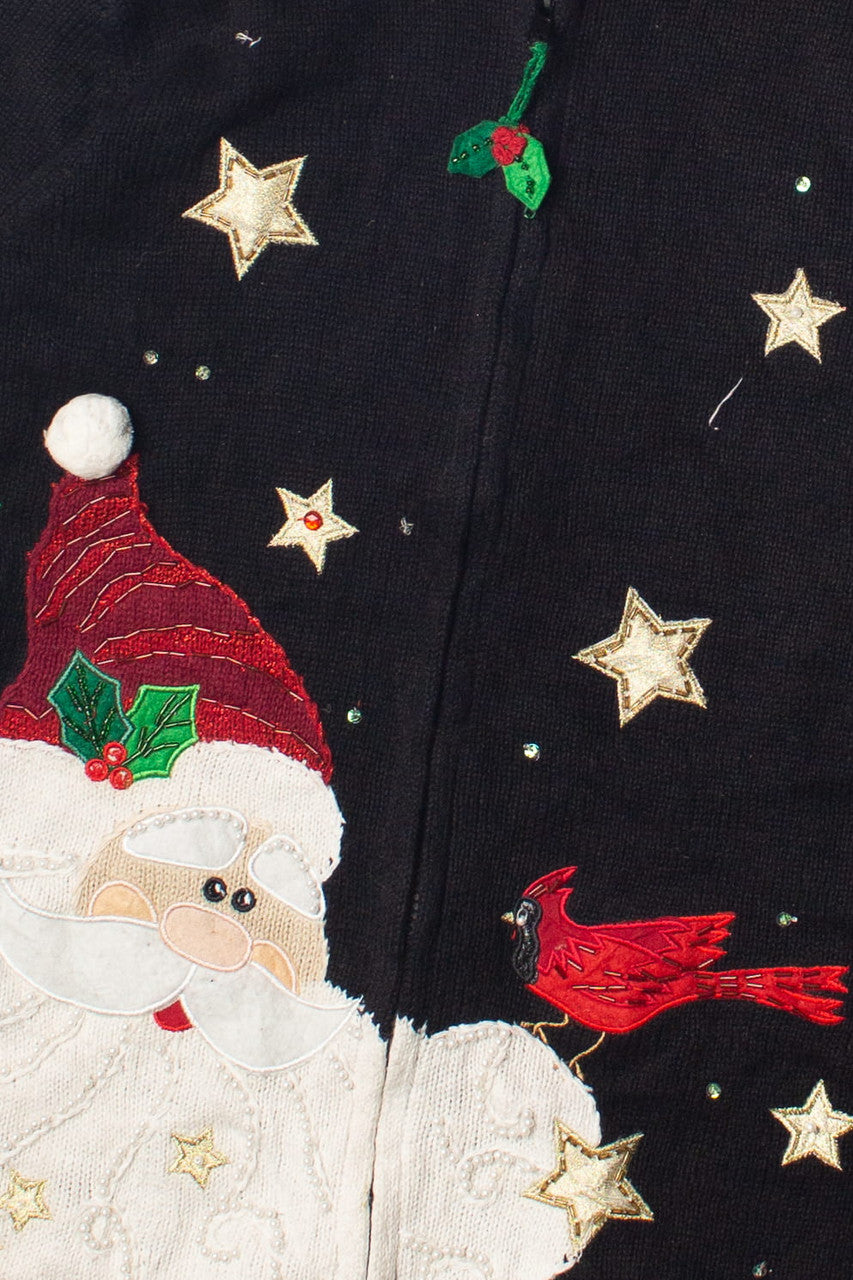 Santa With A Cardinal Ugly Christmas Sweater 60830