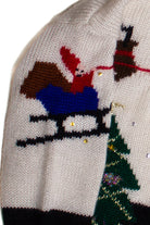 Vintage White Ugly Christmas Sweater