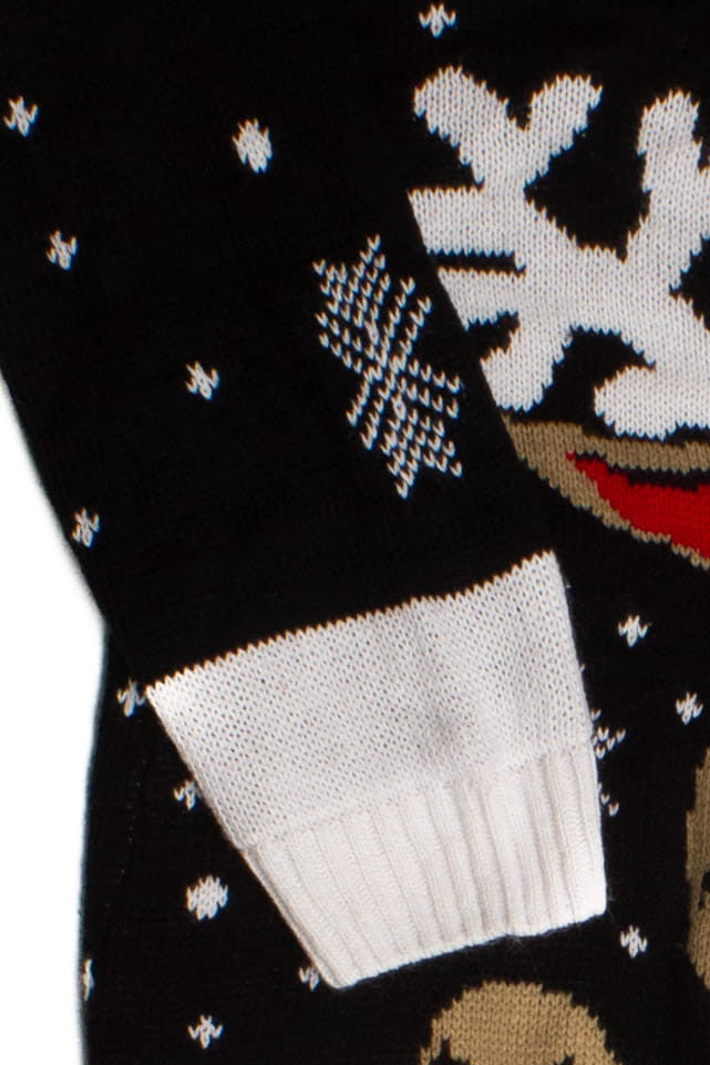 Black Ugly Christmas Pullover 61024