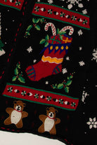 Black Ugly Christmas Cardigan 60032
