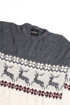 White and Grey Ugly Christmas Pullover 61029