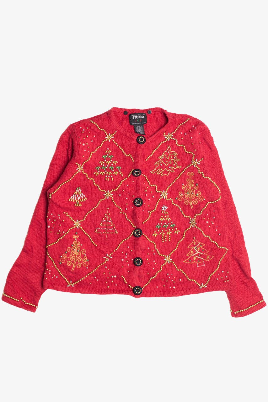 Red Ugly Christmas Cardigan 61030