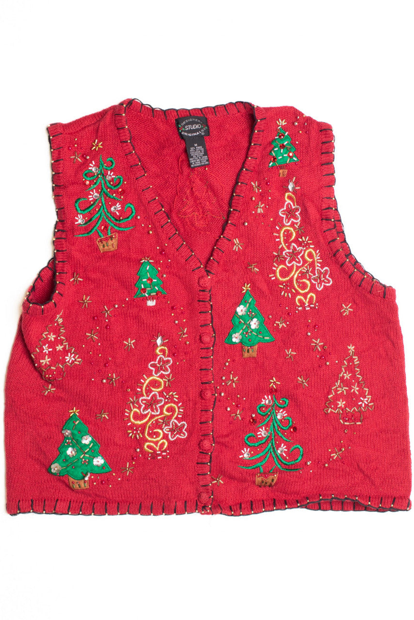 Red Ugly Christmas Vest 61033