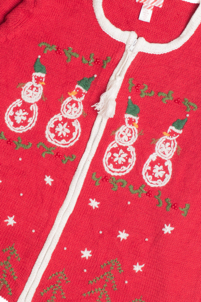 Red Ugly Christmas Cardigan 61047