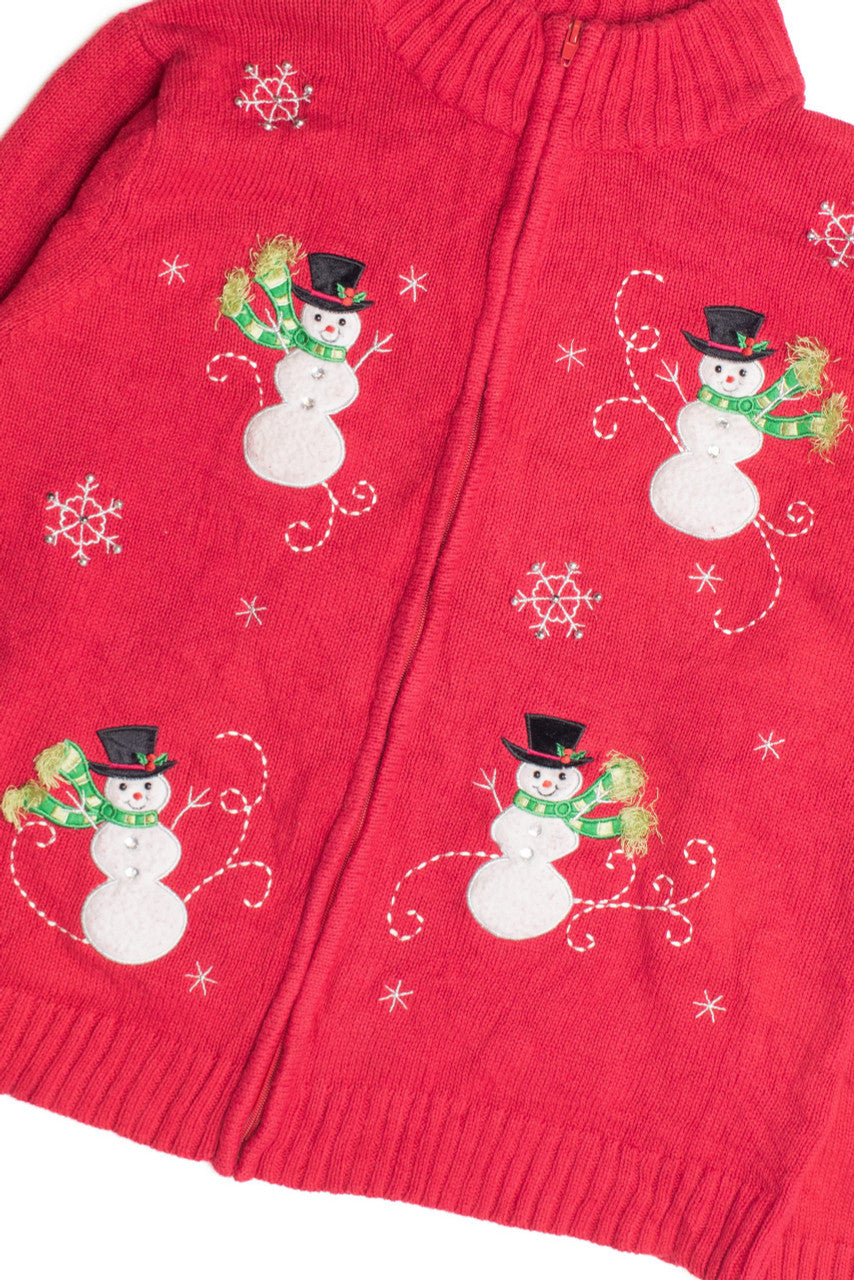 Red Ugly Christmas Cardigan 61055