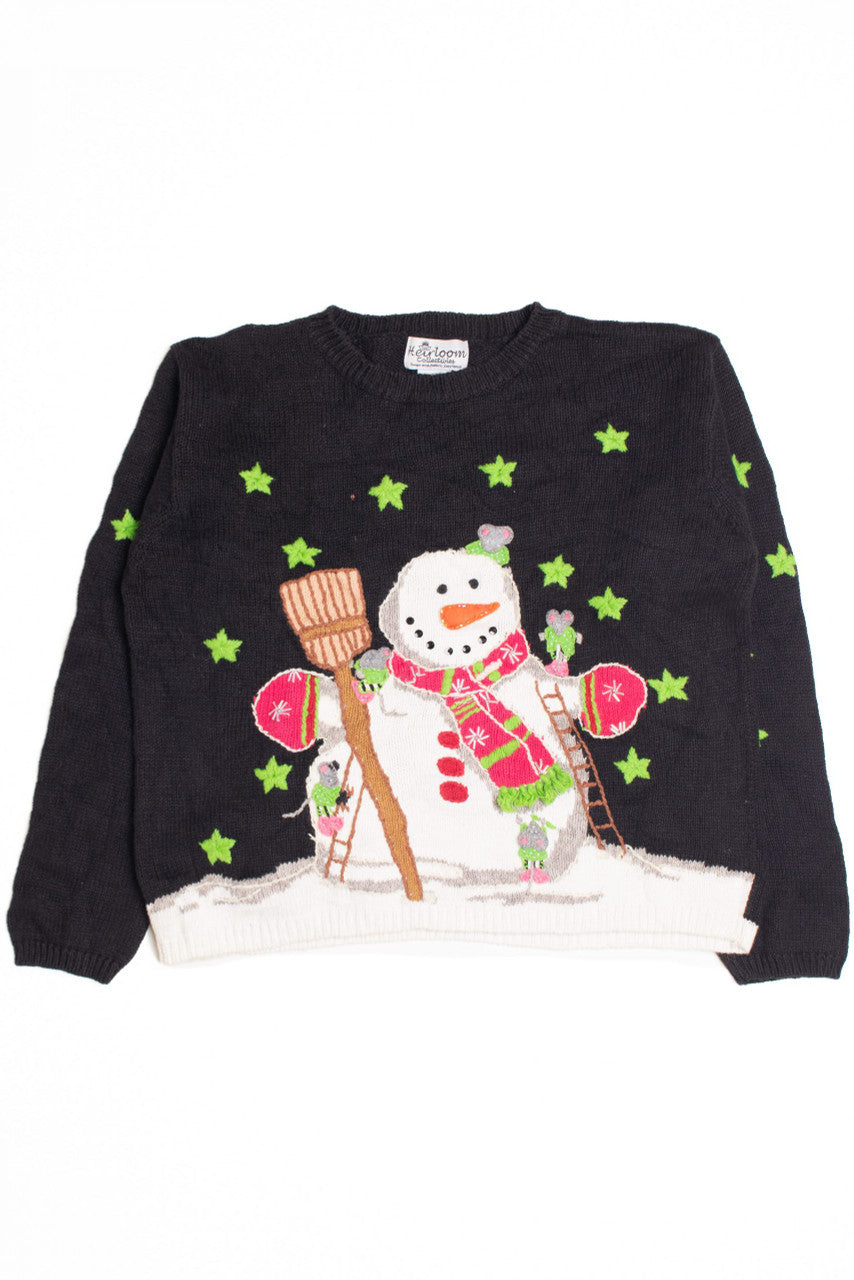 Black Ugly Christmas Pullover 61062