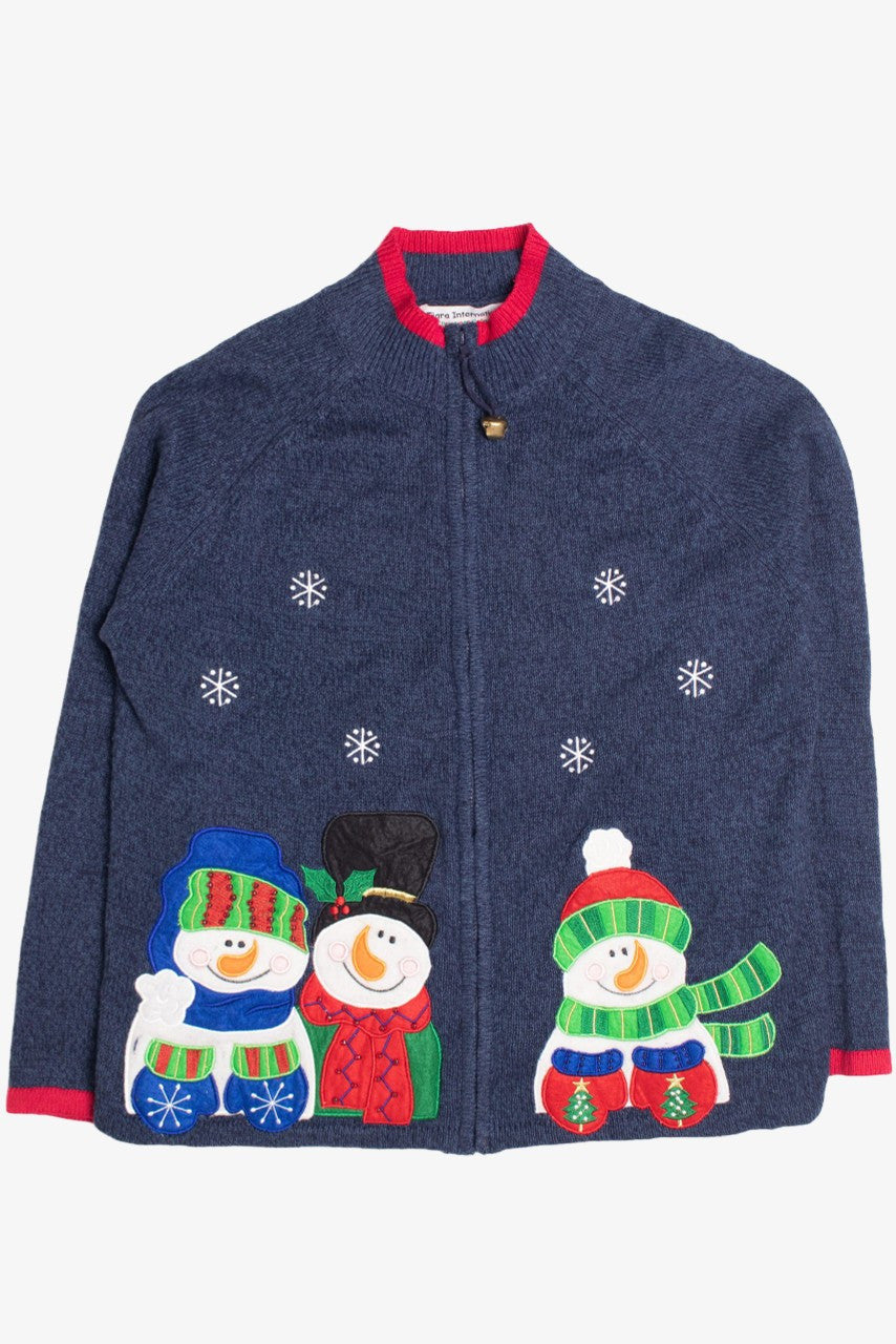 Blue Ugly Christmas Cardigan 61063