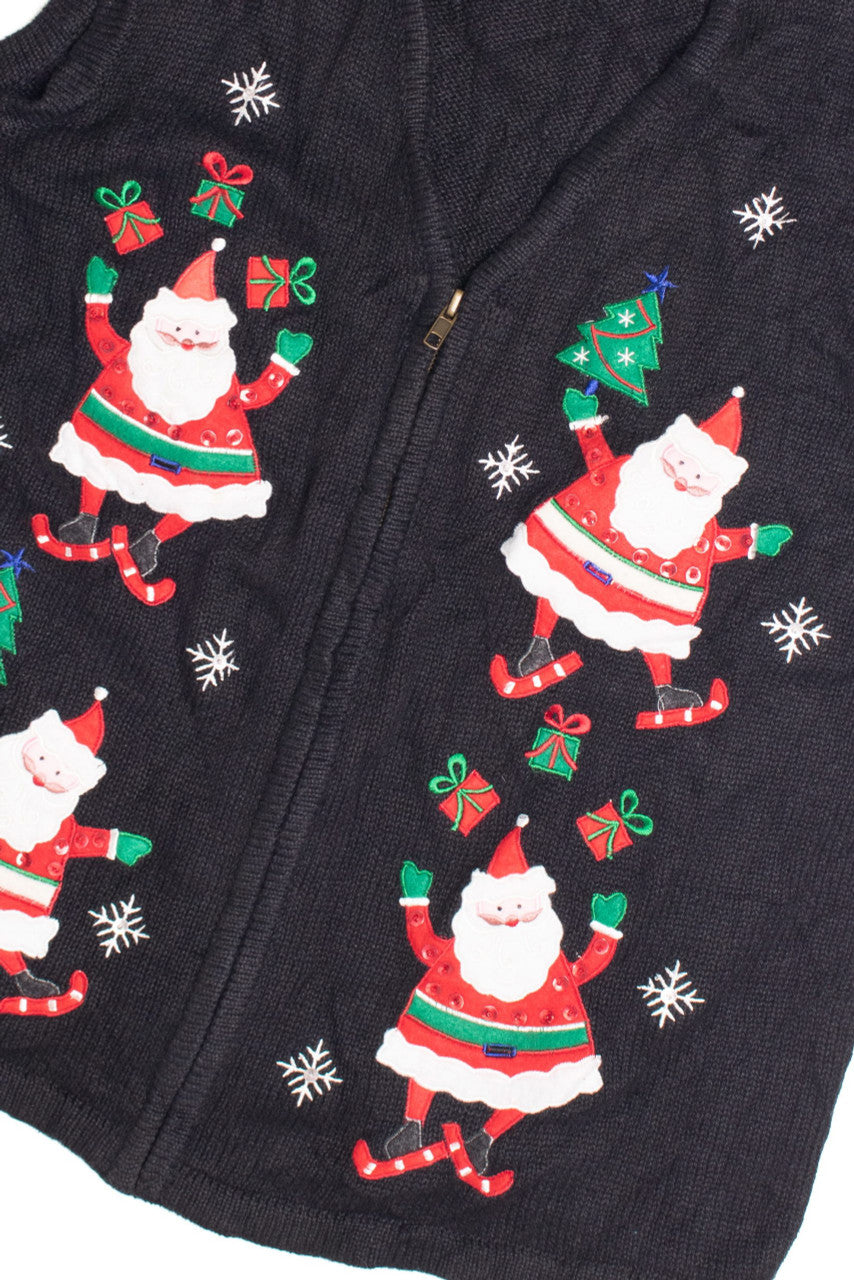 Black Ugly Christmas Vest 61075