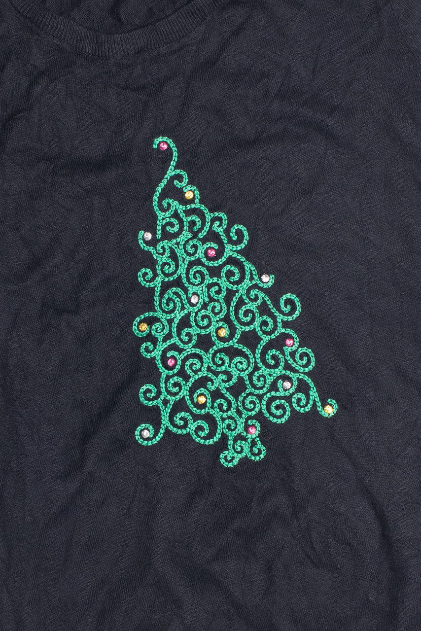 Black Ugly Christmas Pullover 61078