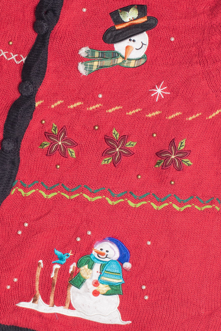 Red Ugly Christmas Cardigan 61082