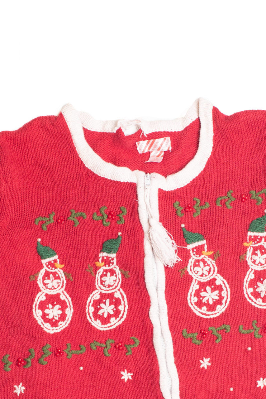 Red Ugly Christmas Cardigan 61084