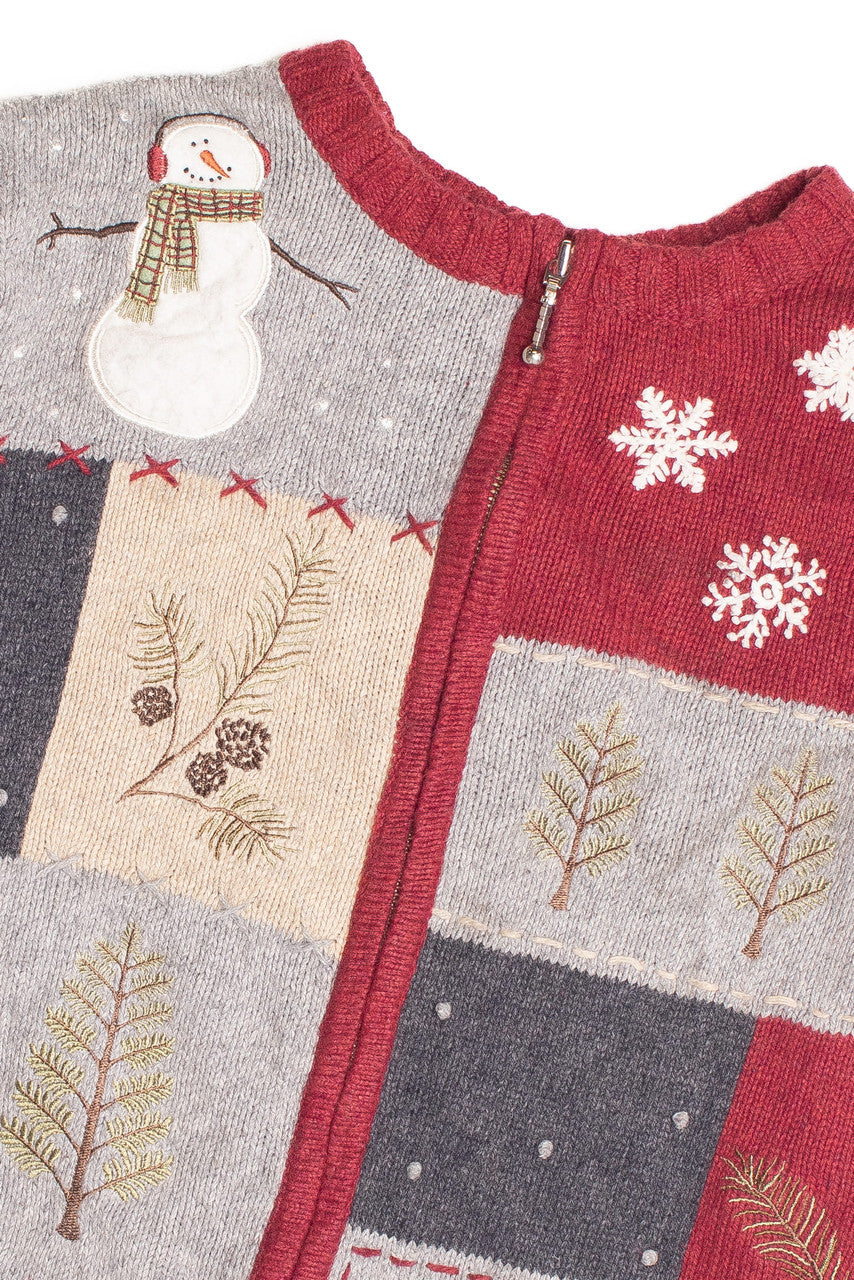 Red Ugly Christmas Cardigan 61088