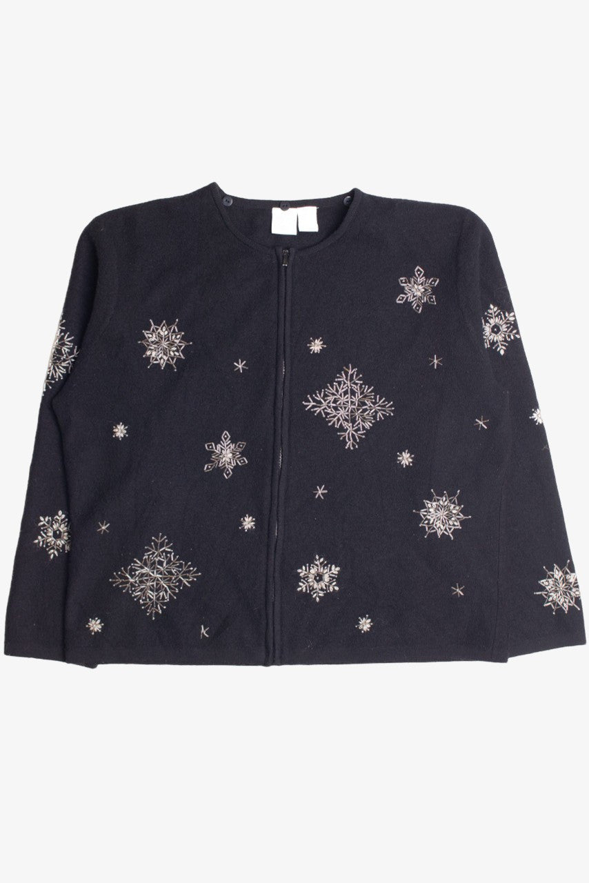 Black Ugly Christmas Cardigan 61092