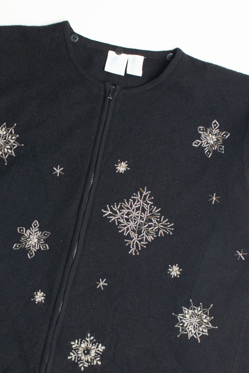 Black Ugly Christmas Cardigan 61092
