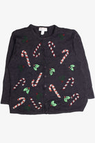 Black Ugly Christmas Cardigan 61095