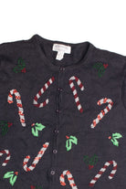 Black Ugly Christmas Cardigan 61095