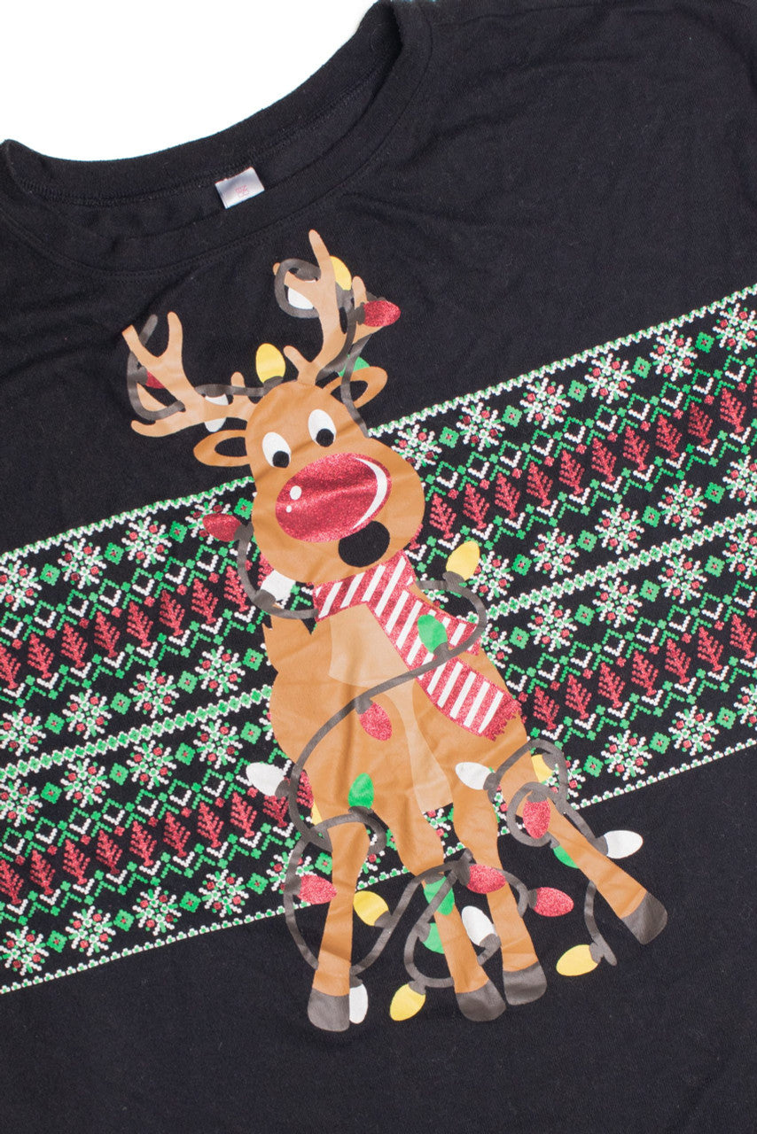 Black Ugly Christmas Pullover 61097