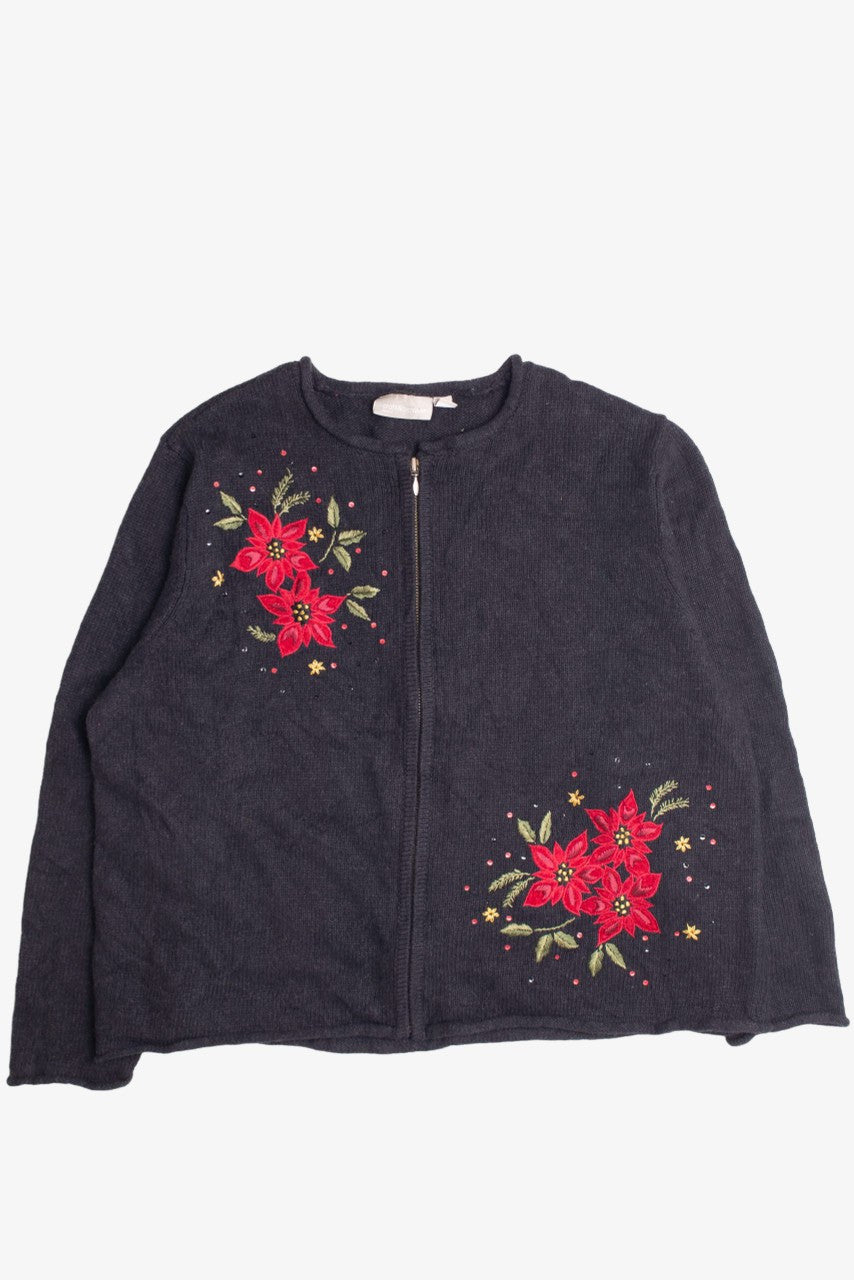 Black Ugly Christmas Cardigan 61104