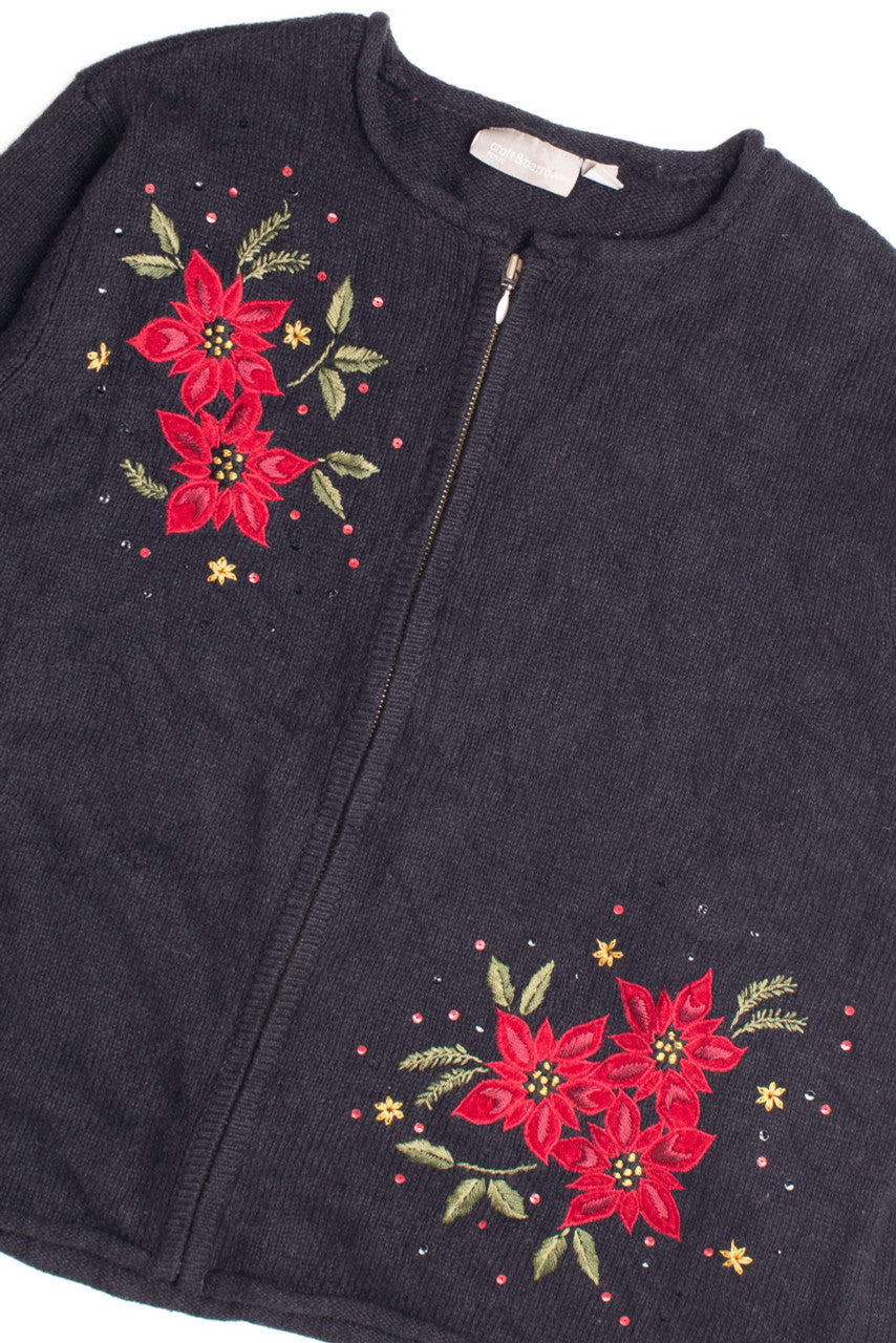 Black Ugly Christmas Cardigan 61104