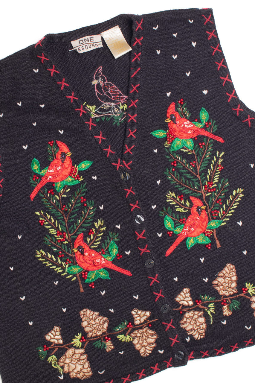Black Ugly Christmas Vest 61108
