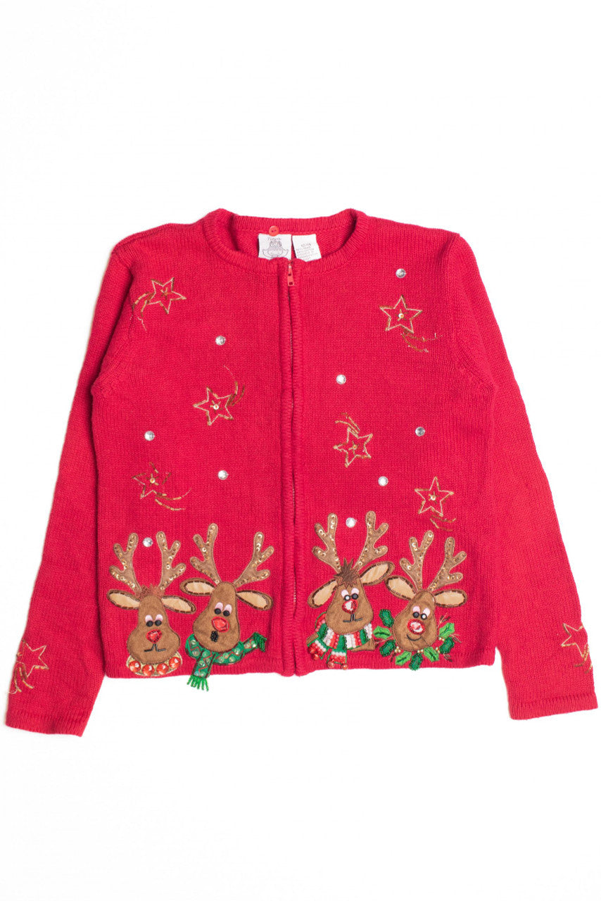 Red Ugly Christmas Cardigan 61114