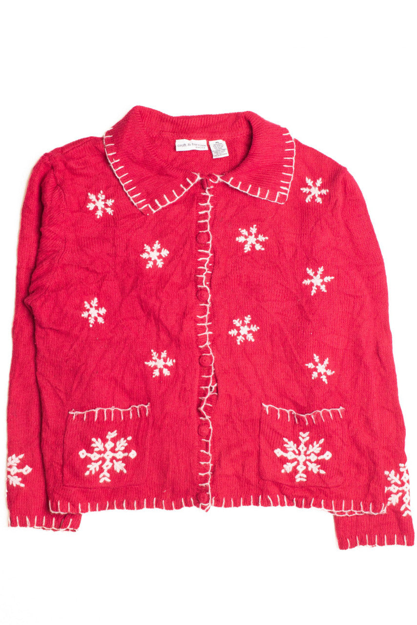 Red Ugly Christmas Cardigan 61116