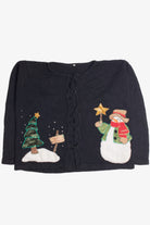 Black Ugly Christmas Cardigan 61125