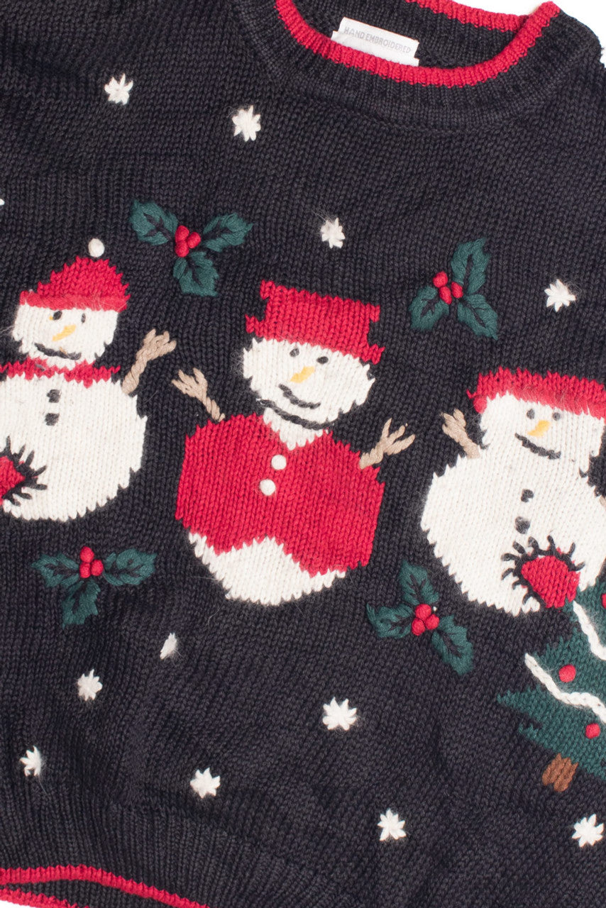 Black Ugly Christmas Pullover 61126