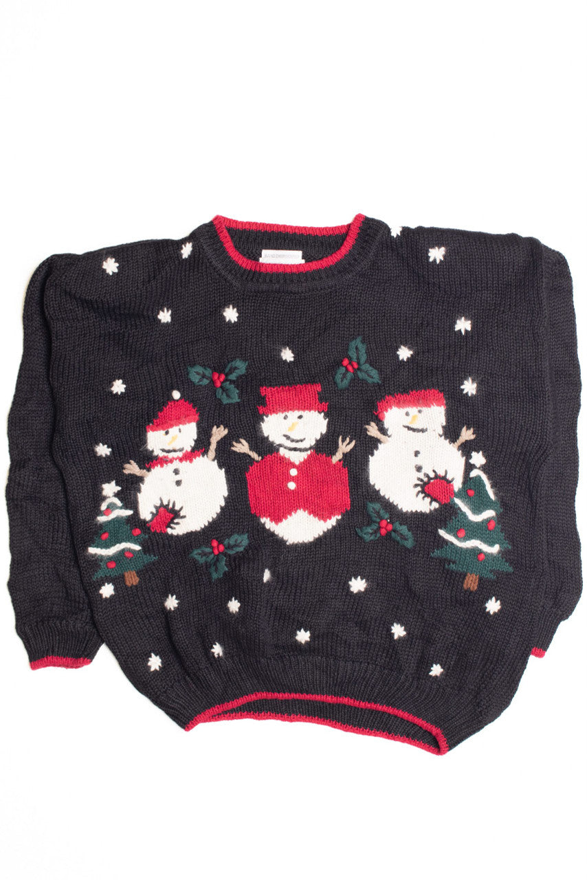 Black Ugly Christmas Pullover 61126