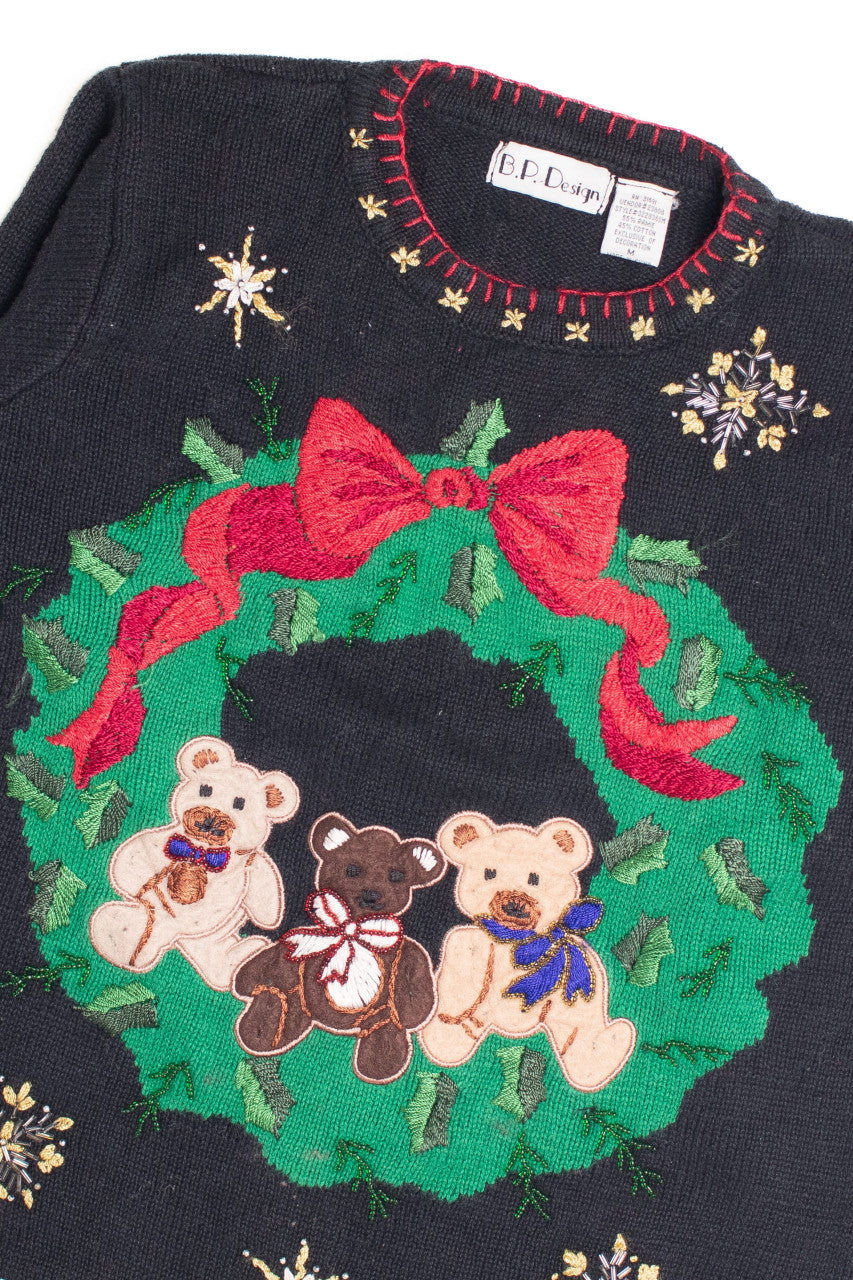Black Ugly Christmas Pullover 61134