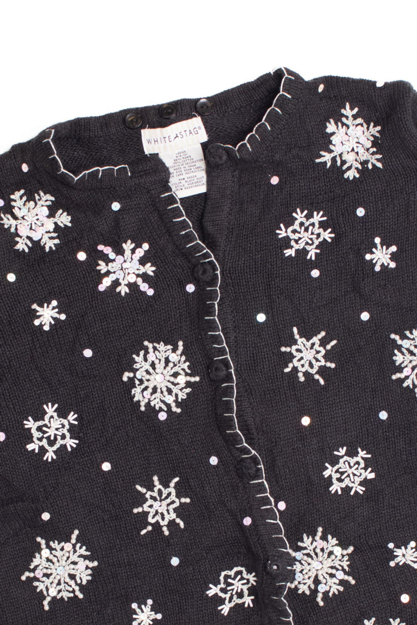 Black Ugly Christmas Cardigan 61141
