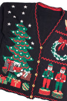 Black Ugly Christmas Cardigan 61146