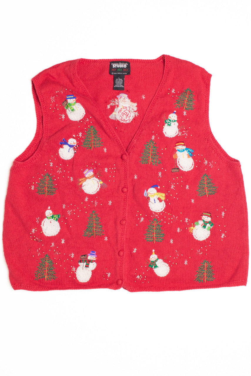 Red Ugly Christmas Vest 61147