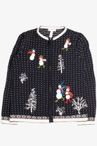 Black Ugly Christmas Cardigan 61151