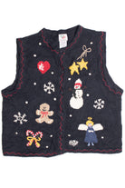 Black Ugly Christmas Vest 61154