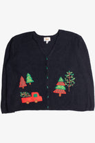 Black Ugly Christmas Cardigan 61156
