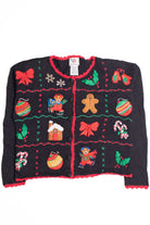 Black Ugly Christmas Cardigan 61158