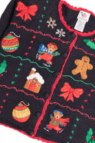 Black Ugly Christmas Cardigan 61158