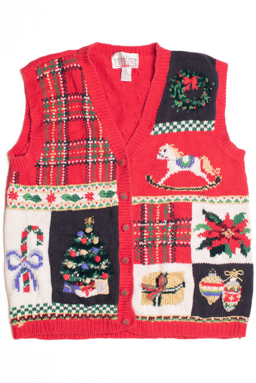 Red Ugly Christmas Vest 61159