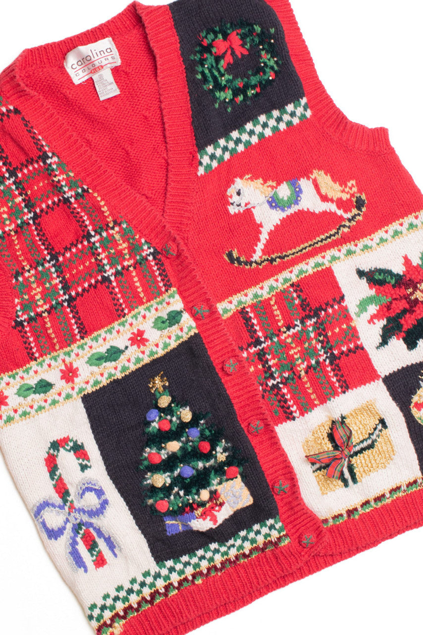 Red Ugly Christmas Vest 61159