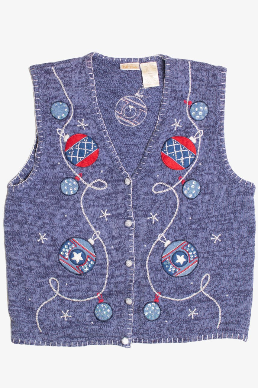 Blue Ugly Christmas Vest 61160