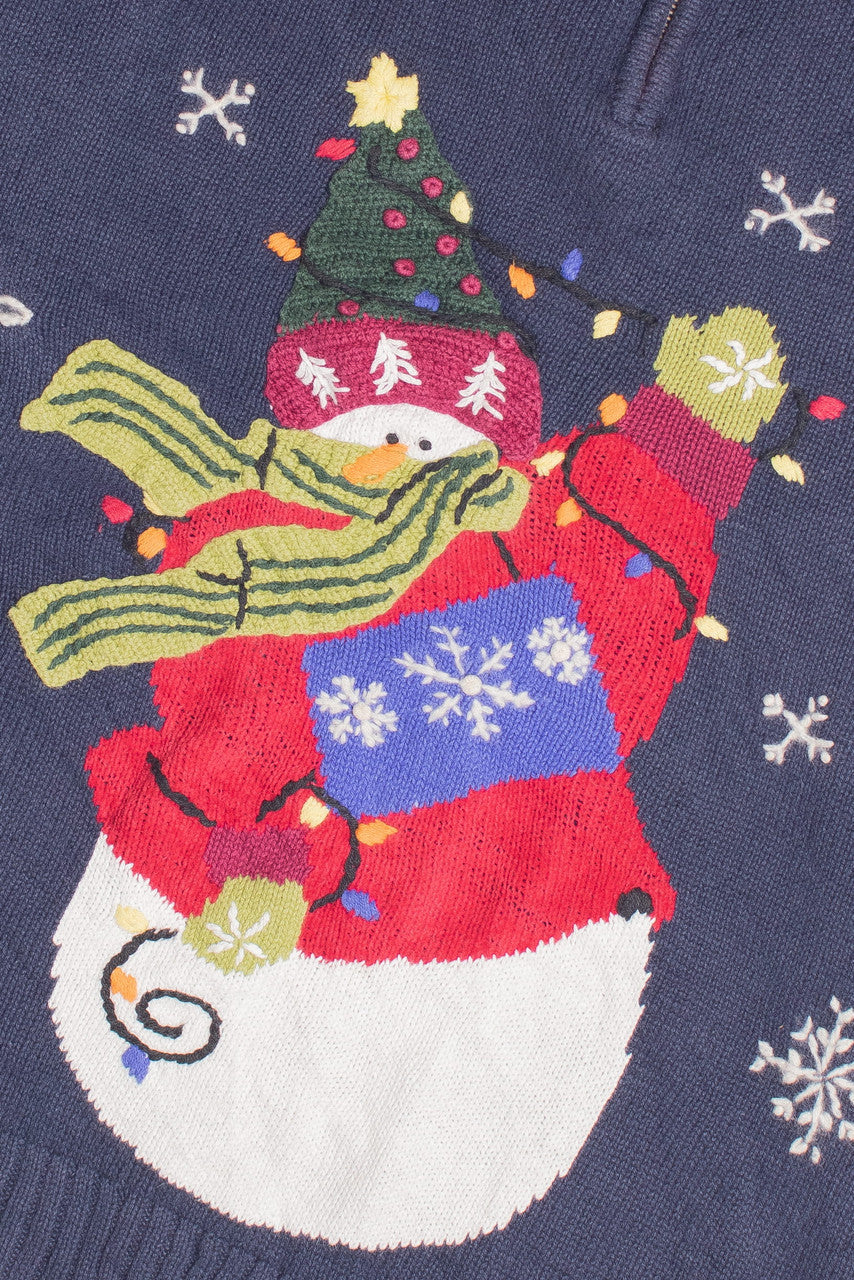 Blue Ugly Christmas Pullover 61165