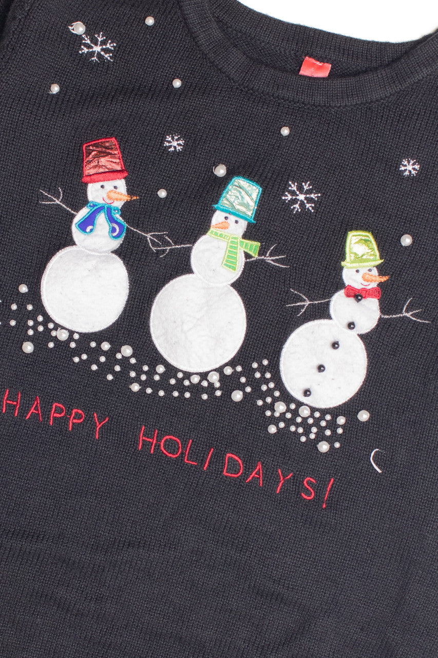Black Ugly Christmas Pullover 61169