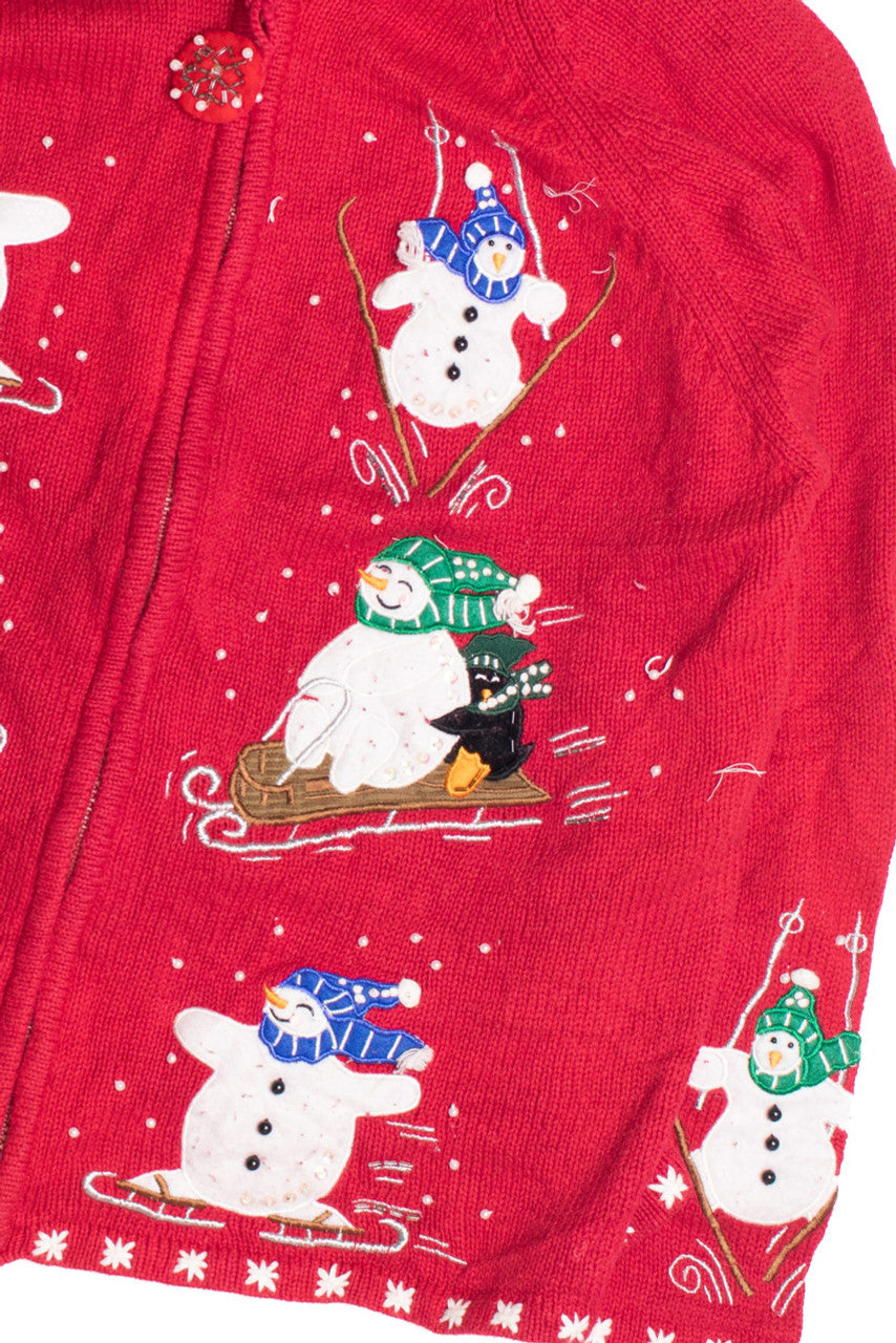 Red Ugly Christmas Cardigan 61173