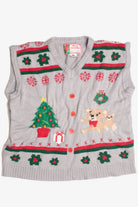 Ugly Grey Christmas Pullover 61176