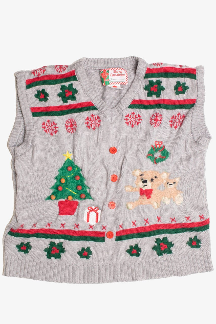 Ugly Grey Christmas Pullover 61176