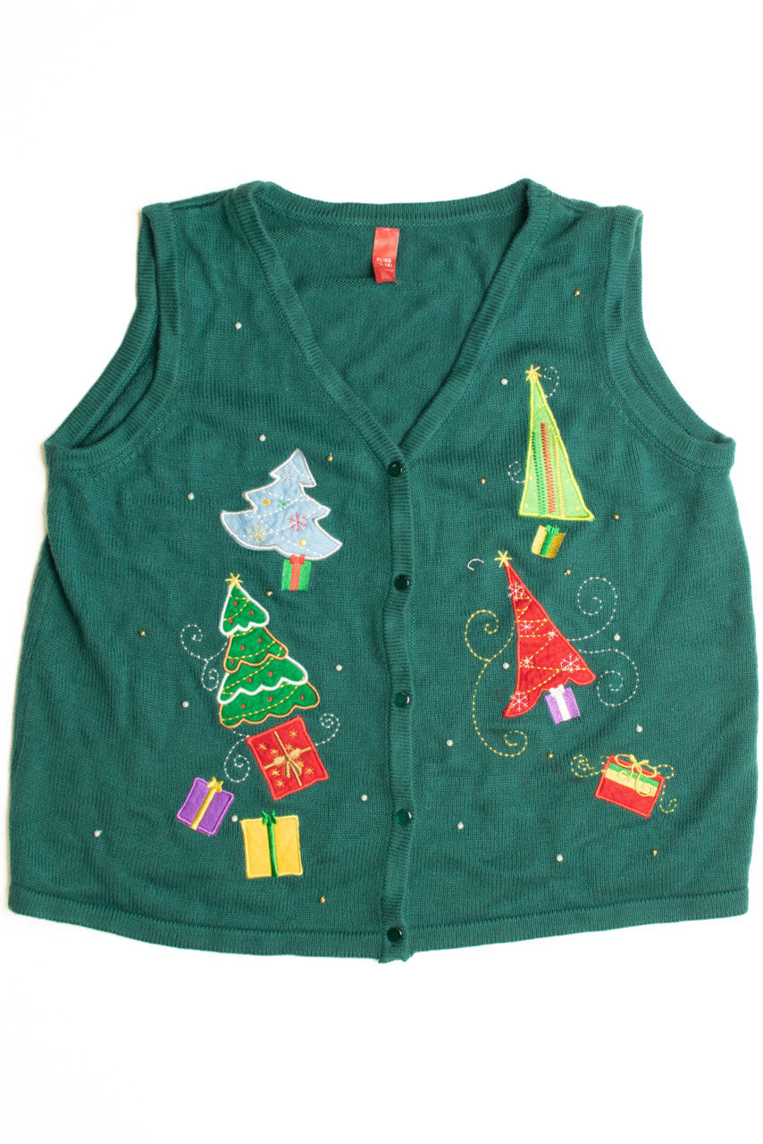 Green Ugly Christmas Vest 61179