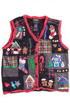 Black Ugly Christmas Vest 61180